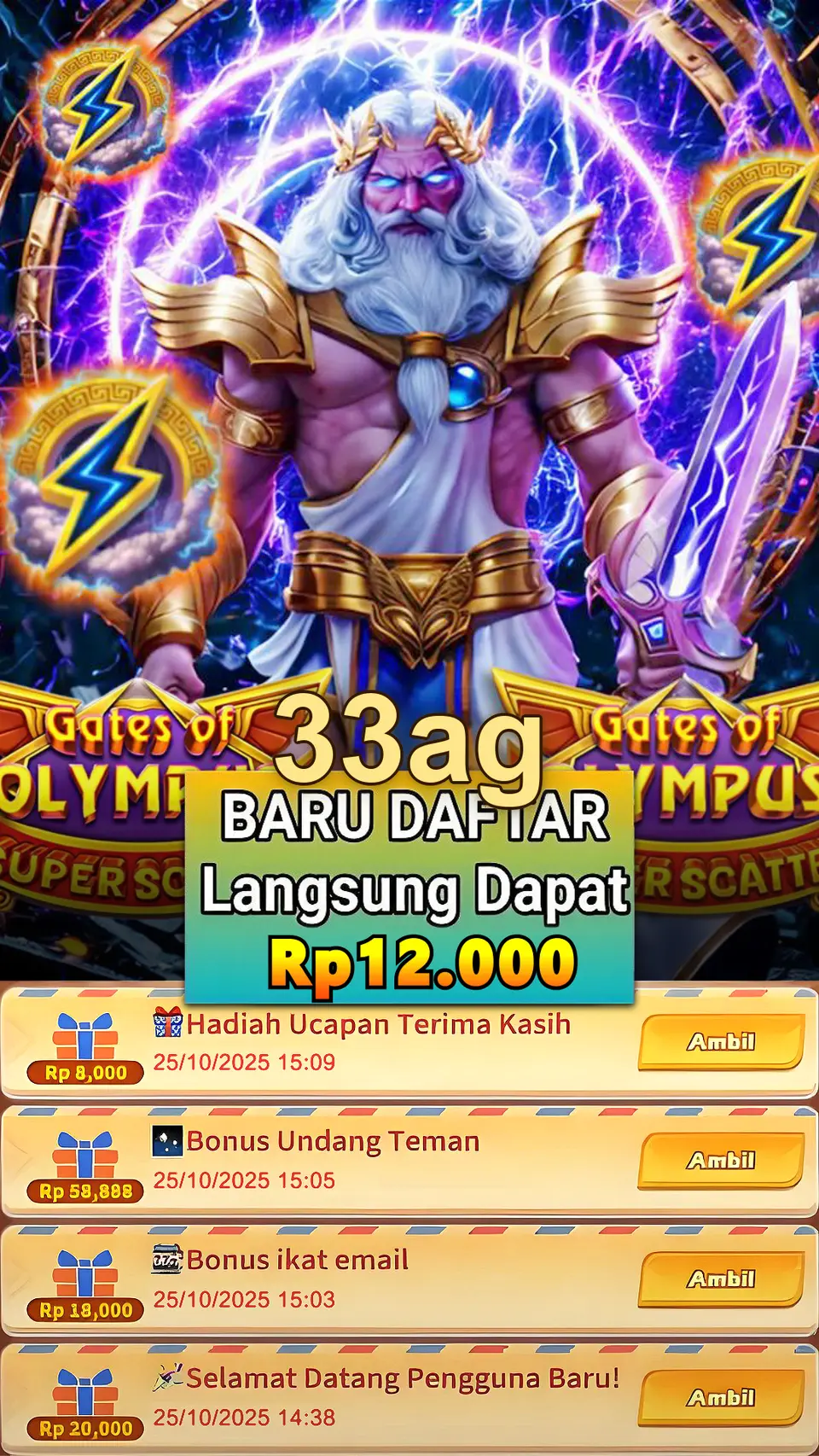 33ag Masuk